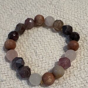 Aromatherapy bracelet neutral tones